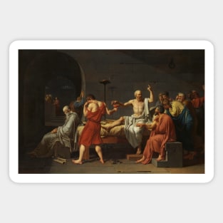 The Death of Socrates by Jacques-Louis David Magnet